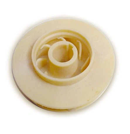 Plastic pump impeller